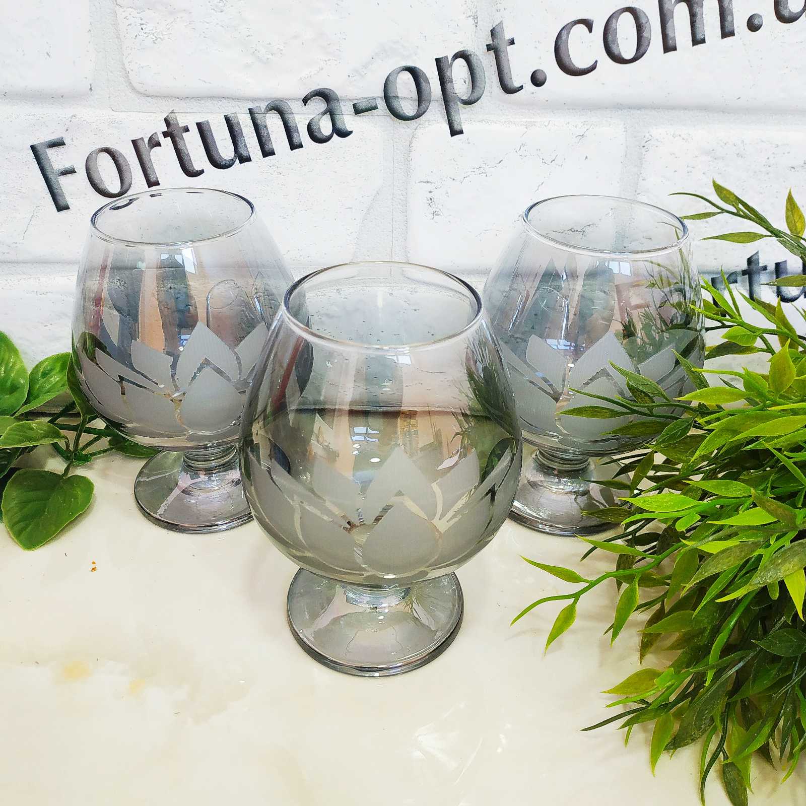 Бокал для коньяка "Лотос" 6 шт/набор 400 мл 298-188 ✅ базовая цена 324.30 грн. ✔ Опт ✔ Скидки ✔ Заходите! - Интернет-магазин ✅ Фортуна-опт ✅