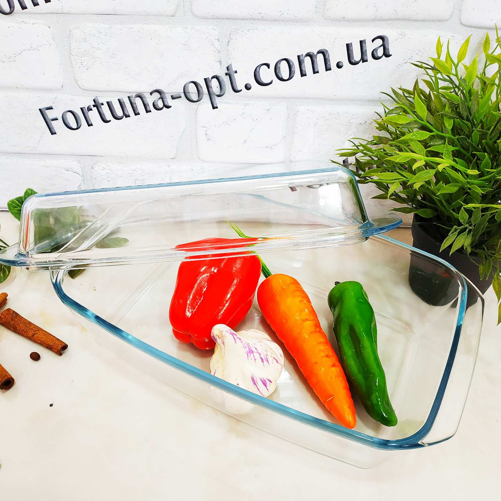 Кастрюля из жаропрочного стекла 3 л -A-Plus - 4006  ✅ базовая цена $10.94 ✔ Опт ✔ Скидки ✔ Заходите! - Интернет-магазин ✅ Фортуна-опт ✅