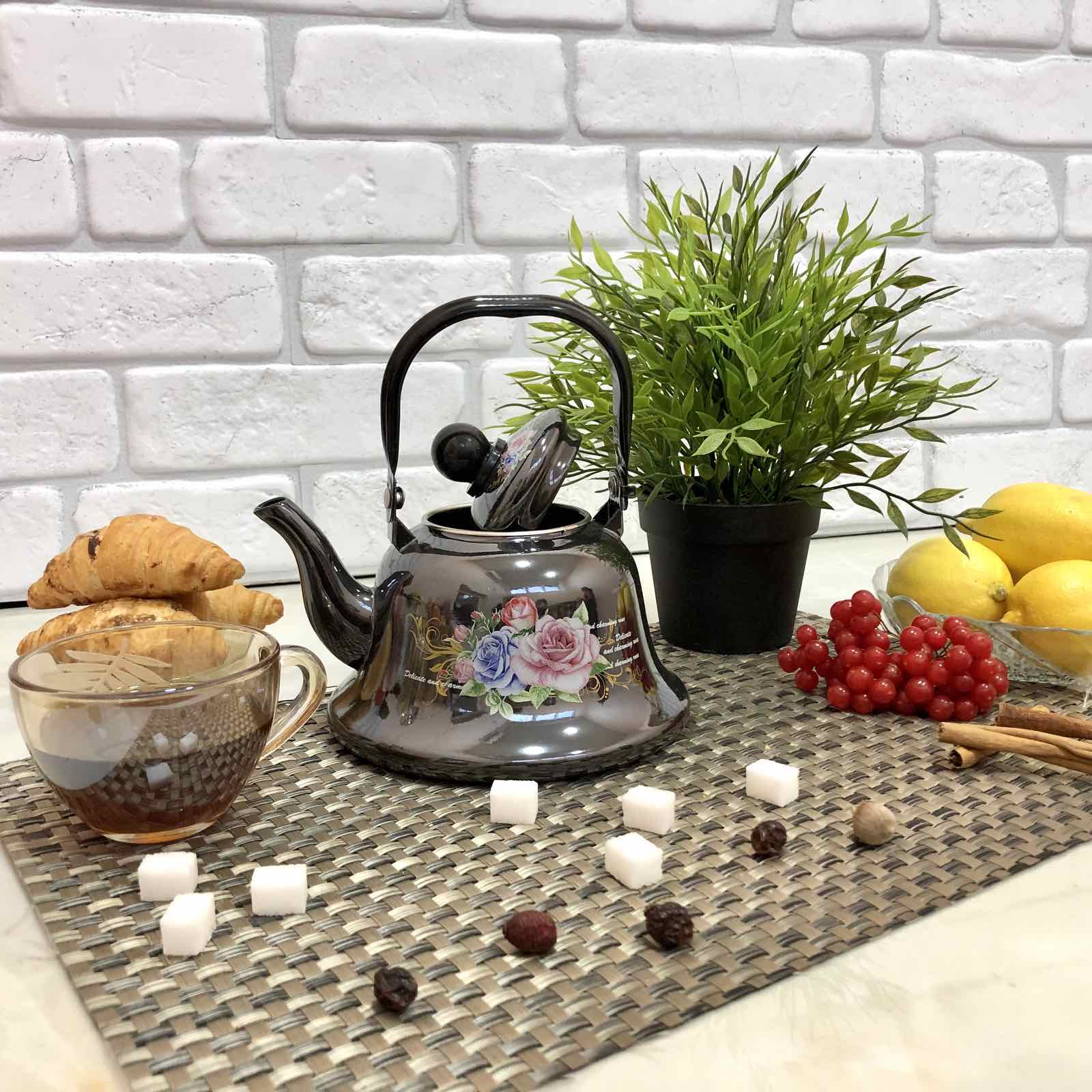 Чайник эмалированный 1,1л Benson BN - 0122 ✅ базовая цена $8.38 ✔ Опт ✔ Скидки ✔ Заходите! - Интернет-магазин ✅ Фортуна-опт ✅