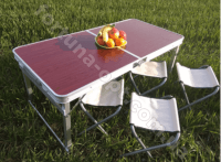 Стол складной для пикника +4 стула - 6001 ✅ базовая цена $36.55 ✔ Опт ✔ Акции ✔ Заходите! - Интернет-магазин Fortuna-opt.com.ua.