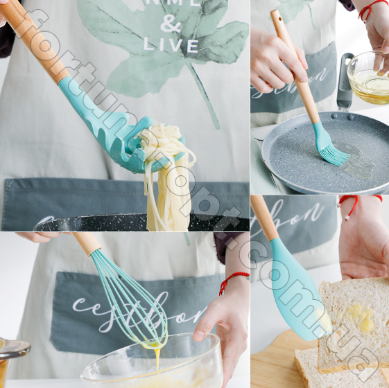 Шумовка силиконовая кухонная Frico FRU - 495 ✅ базовая цена $1.02 ✔ Опт ✔ Скидки ✔ Заходите! - Интернет-магазин ✅ Фортуна-опт ✅