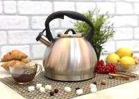 Чайник нержавеющий со свистком 3л А плюс -1374 ✅ базовая цена $10.21 ✔ Опт ✔ Акции ✔ Заходите! - Интернет-магазин Fortuna-opt.com.ua.