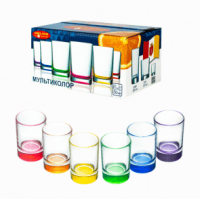 Стопка 57мл "Мультиколор" 6шт/наб 8382 ➜ Оптом и в розницу ✅ актуальная цена -Интернет магазин ✅ Фортуна ✅ 