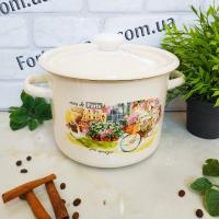 Кастрюля эмалированная 5,5 л 1617/2 Разное ➜ Оптом и в розницу ✅ актуальная цена -Интернет магазин ✅ Фортуна ✅