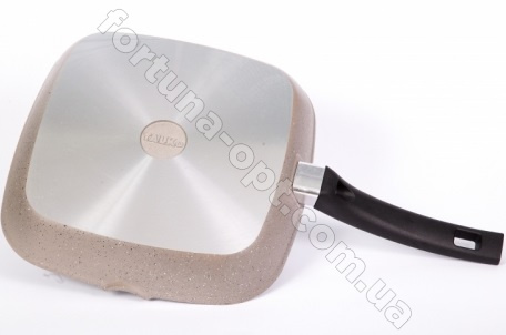 Сковорода-гриль Талко Веста 26 см с антипригарным покрытием светло-серый гранит (AA 51260) ✅ базовая цена 459.70 грн. ✔ Опт ✔ Скидки ✔ Заходите! - Интернет-магазин ✅ Фортуна-опт ✅