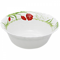 Салатник "6" стеклокерамический Тюльпан SNT - 30032 ➜ Оптом и в розницу ✅ актуальная цена -Интернет магазин ✅ Фортуна ✅