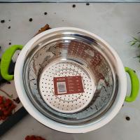 Дуршлаг с ручками из нержавеющей стали A-Plus - 2207 (24 см) ✅ базовая цена $3.46 ✔ Опт ✔ Акции ✔ Заходите! - Интернет-магазин Fortuna-opt.com.ua.