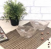 Салатник стекло резной 059 ➜ Оптом и в розницу ✅ актуальная цена -Интернет магазин ✅ Фортуна ✅