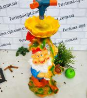 Поливалка Гномы с подсолнухом 0400 (полимер) ➜ Оптом и в розницу ✅ актуальная цена -Интернет магазин ✅ Фортуна ✅