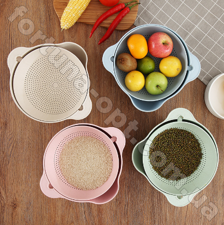 Миска-сито пластиковое A-Plus - 5307  ✅ базовая цена $1.89 ✔ Опт ✔ Скидки ✔ Заходите! - Интернет-магазин ✅ Фортуна-опт ✅