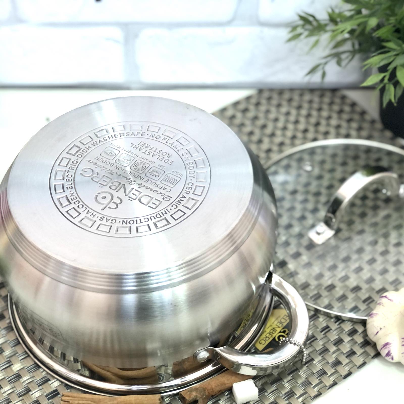 Набор кастрюль яблочной формы Edenberg EB - 3716 ➜ Опт и розница ✅ актуальная цена -Интернет магазин ✅ Фортуна ✅