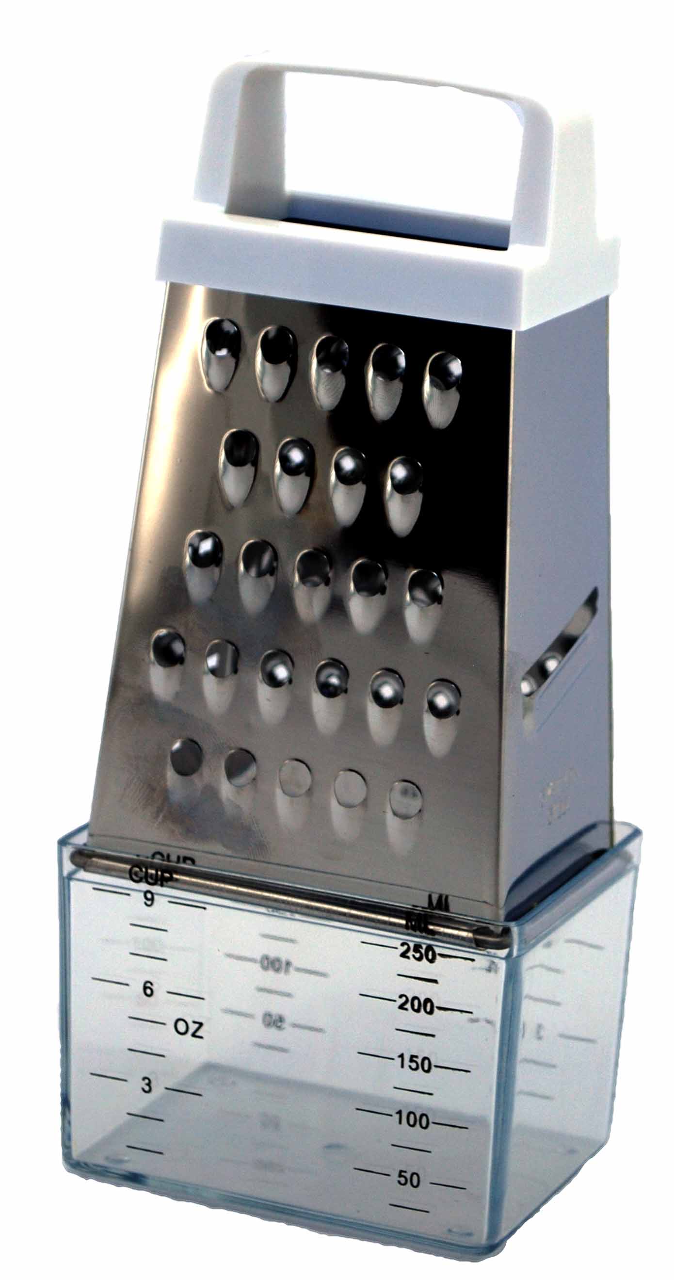 Терка н/ж 4-гр  с контейнером 80*60*200 мм 2403 ✅ базовая цена $2.45 ✔ Опт ✔ Скидки ✔ Заходите! - Интернет-магазин ✅ Фортуна-опт ✅