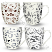 Чашка фарфор 600 мл Кухня 050-600-10 ✅ базовая цена 54.81 грн. ✔ Опт ✔ Акции ✔ Заходите! - Интернет-магазин Fortuna-opt.com.ua.