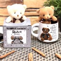 Чашка 300 мл с игрушкой Тедди 040-01-102 ✅ базовая цена 144.84 грн. ✔ Опт ✔ Акции ✔ Заходите! - Интернет-магазин Fortuna-opt.com.ua.