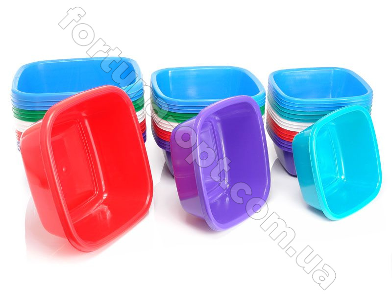 Таз  9л квадратный (Х-2) 0066 ✅ базовая цена 28.50 грн. ✔ Опт ✔ Акции ✔ Заходите! - Интернет-магазин Fortuna-opt.com.ua.