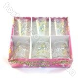 Стопки Салют 6 шт/наб 50 мл 0430 ➜ Оптом и в розницу ✅ актуальная цена -Интернет магазин ✅ Фортуна ✅ 