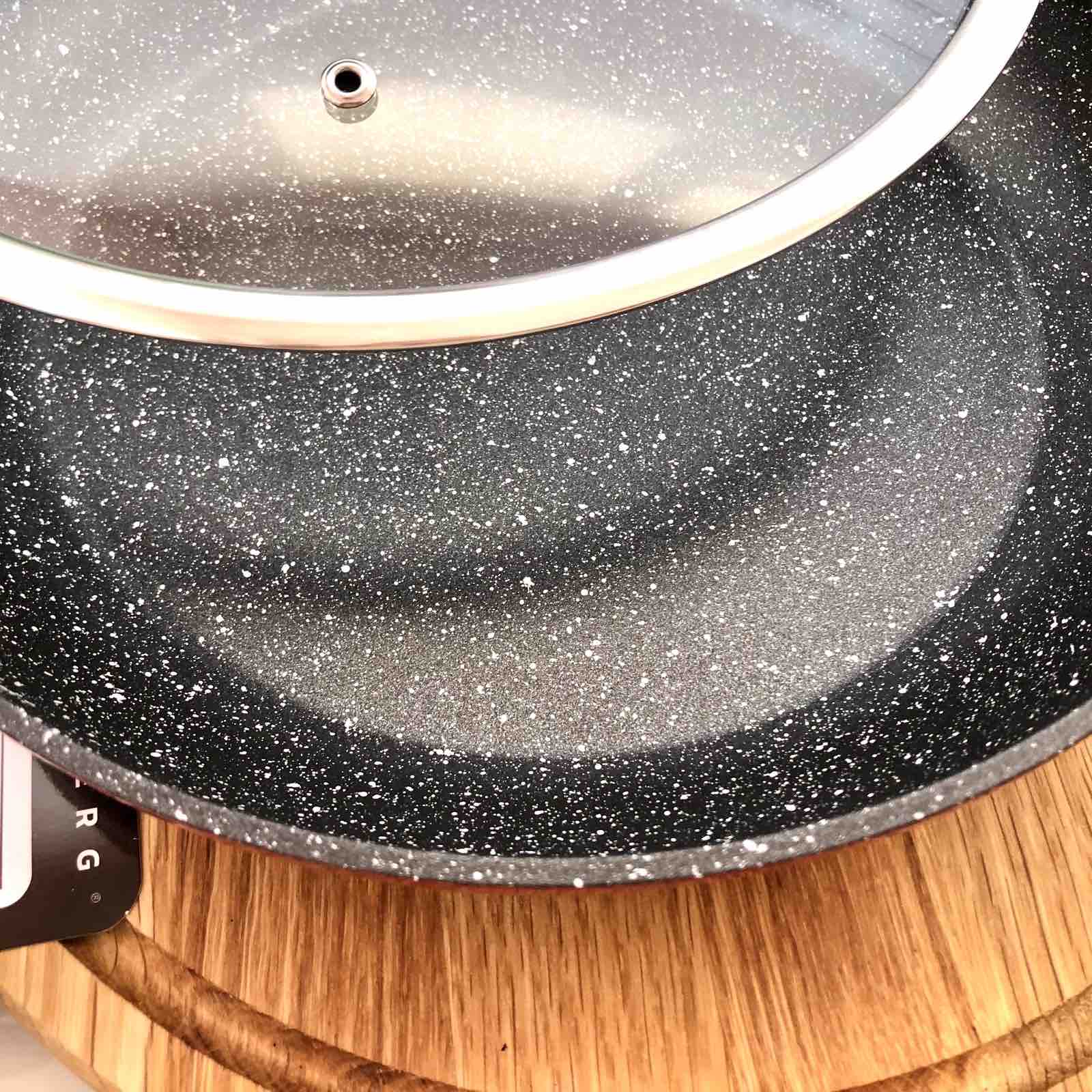 Сковорода с крышкой Edenberg EB - 3340 - 28 см/мрамор ✅ базовая цена $14.92 ✔ Опт ✔ Скидки ✔ Заходите! - Интернет-магазин ✅ Фортуна-опт ✅