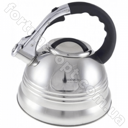 Чайник из нержавеющей стали со свистком Edenberg ЕВ - 1957 ✅ базовая цена $15.53 ✔ Опт ✔ Скидки ✔ Заходите! - Интернет-магазин ✅ Фортуна-опт ✅