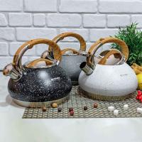 Чайник мраморный со свистком 3л Edenberg ЕВ 8811 ✅ базовая цена $23.06 ✔ Опт ✔ Акции ✔ Заходите! - Интернет-магазин Fortuna-opt.com.ua.