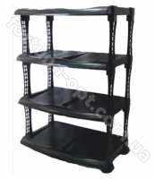 Полка для обуви 4-х ярусная черная (Люкс) 0723 ✅ базовая цена 154.73 грн. ✔ Опт ✔ Акции ✔ Заходите! - Интернет-магазин Fortuna-opt.com.ua.