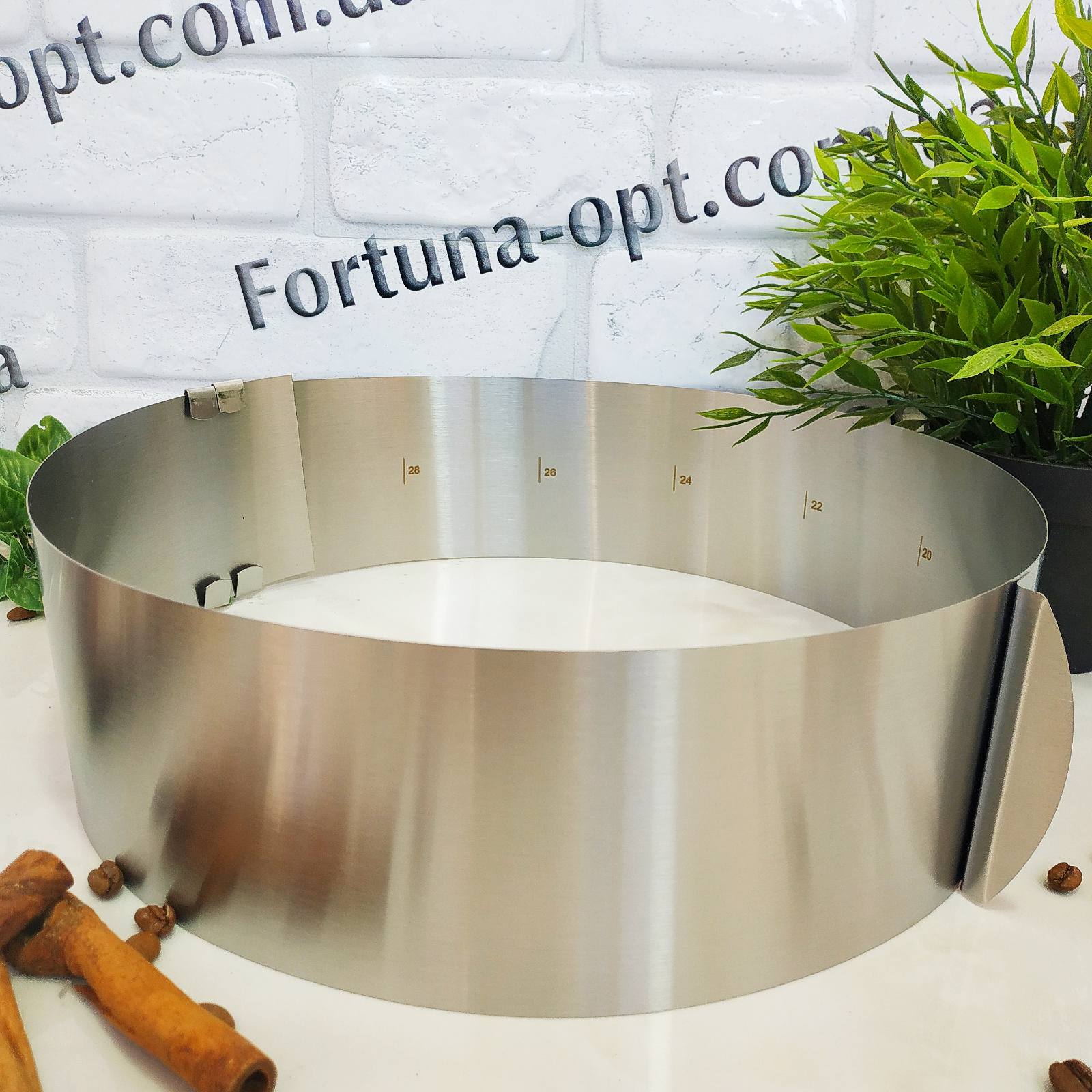 Форма для торта круг раздвижная 9 см Stenson - 21321 ✅ базовая цена $4.80 ✔ Опт ✔ Скидки ✔ Заходите! - Интернет-магазин ✅ Фортуна-опт ✅