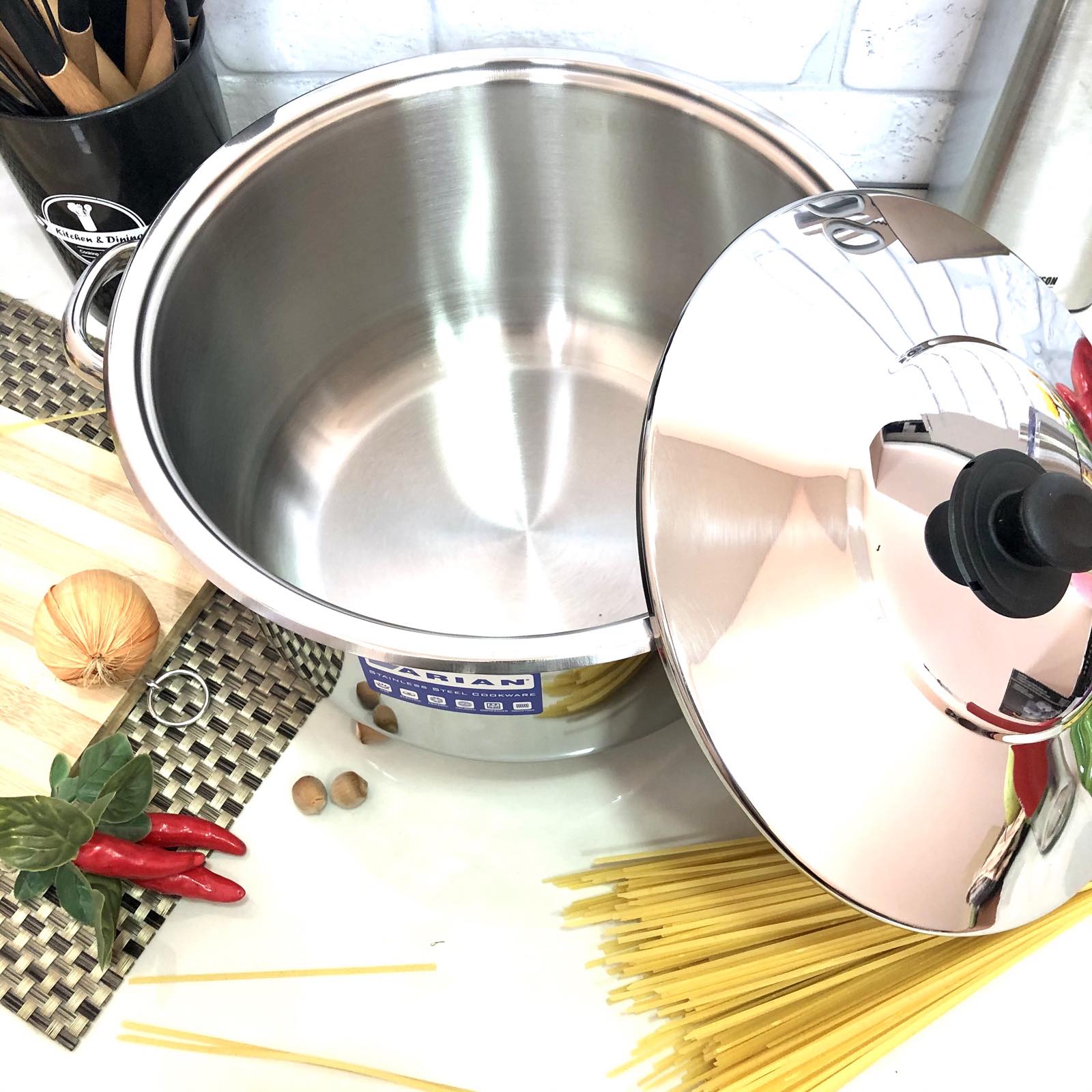 Кастрюля из нержавеющей стали Home Perfect - 2313 - 10,5 л ✅ базовая цена 564.77 грн. ✔ Опт ✔ Скидки ✔ Заходите! - Интернет-магазин ✅ Фортуна-опт ✅