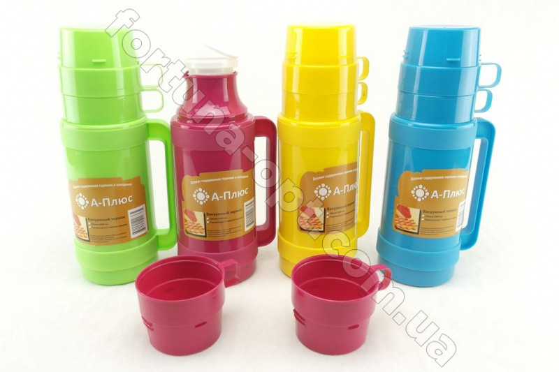 {Термос стеклянная колба A-Plus - 1636 - 1 л ➜ базовая цена $3.79 ✅ - Интернет-магазин ✅ Фортуна ✅