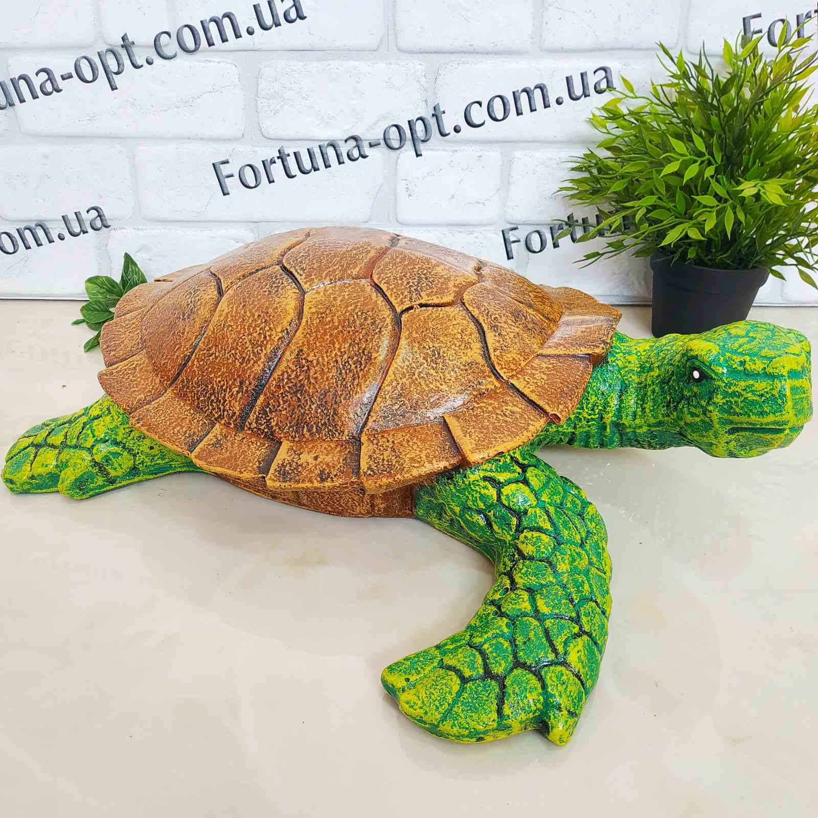 Черепаха рисованная гипс 1846 ✅ базовая цена 450.50 грн. ✔ Опт ✔ Скидки ✔ Заходите! - Интернет-магазин ✅ Фортуна-опт ✅