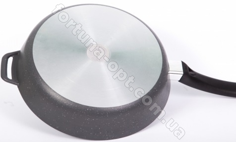 Сковорода Talko Веста 28см темно-серая с алюминевой крышкой (АD 50281) ✅ базовая цена 511.17 грн. ✔ Опт ✔ Скидки ✔ Заходите! - Интернет-магазин ✅ Фортуна-опт ✅