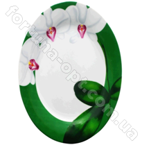 Тарелка десертная- 19см Белая орхидея фарфор 308-12 ➜ Оптом и в розницу ✅ актуальная цена - Интернет магазин ✅ Фортуна ✅