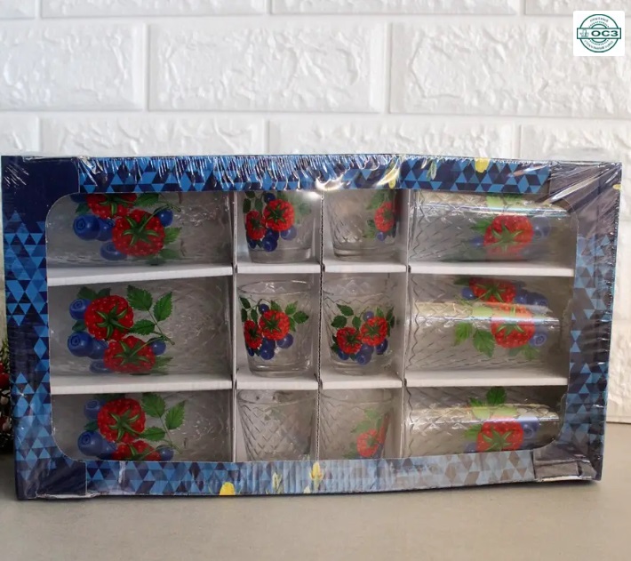 Набор 6 стаканов и 6 стопок ОСЗ Эдельвейс с декором - 8260 ✅ базовая цена 229.96 грн. ✔ Опт ✔ Скидки ✔ Заходите! - Интернет-магазин ✅ Фортуна-опт ✅