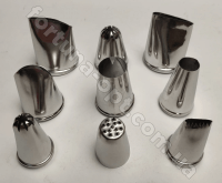 Насадки кондитерские из 9-ти штук на планшете - 12118➜ Оптом и в розницу ✅ актуальная цена -Интернет магазин ✅ Фортуна ✅