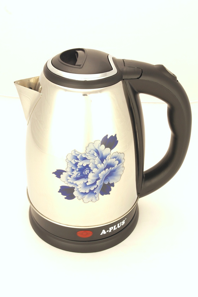 Чайник электрический нержавеющий с рисунком 2,0л A-Plus - 1690 (2000 Вт) ✅ базовая цена $10.88 ✔ Опт ✔ Скидки ✔ Заходите! - Интернет-магазин ✅ Фортуна-опт ✅
