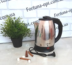 Чайник электрический нержавеющий 2,0л A-Plus - 2141 (2000 Вт) ✅ базовая цена $5.97 ✔ Опт ✔ Скидки ✔ Заходите! - Интернет-магазин ✅ Фортуна-опт ✅
