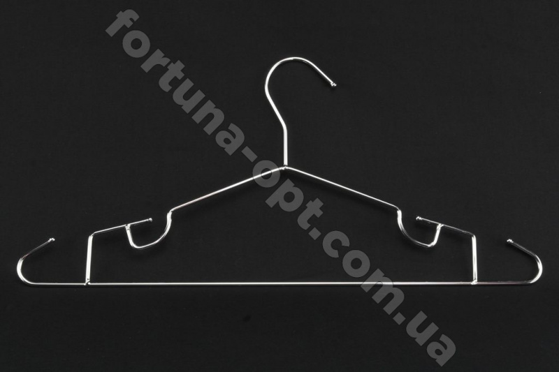 Вешалка ( тремпель ) для одежды нержавейка A-Plus - 1168 - 6 шт ✅ базовая цена $3.95 ✔ Опт ✔ Акции ✔ Заходите! - Интернет-магазин Fortuna-opt.com.ua.