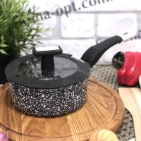 Ковш мраморный Edenberg EB - 3327 - 1,3 л (16см) ✅ базовая цена $13.92 ✔ Опт ✔ Акции ✔ Заходите! - Интернет-магазин Fortuna-opt.com.ua.