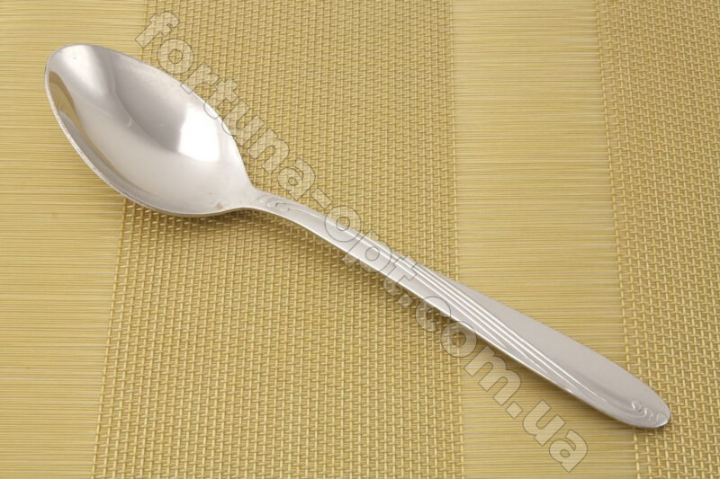 Ложка десертная из нержавеющей стали A-Plus - 0318 ✅ базовая цена $0.34 ✔ Опт ✔ Акции ✔ Заходите! - Интернет-магазин Fortuna-opt.com.ua.