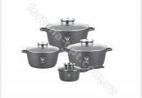 Набор кастрюль Top Kitchen серый TK 00050 ✅ базовая цена $46.18 ✔ Опт ✔ Акции ✔ Заходите! - Интернет-магазин Fortuna-opt.com.ua.