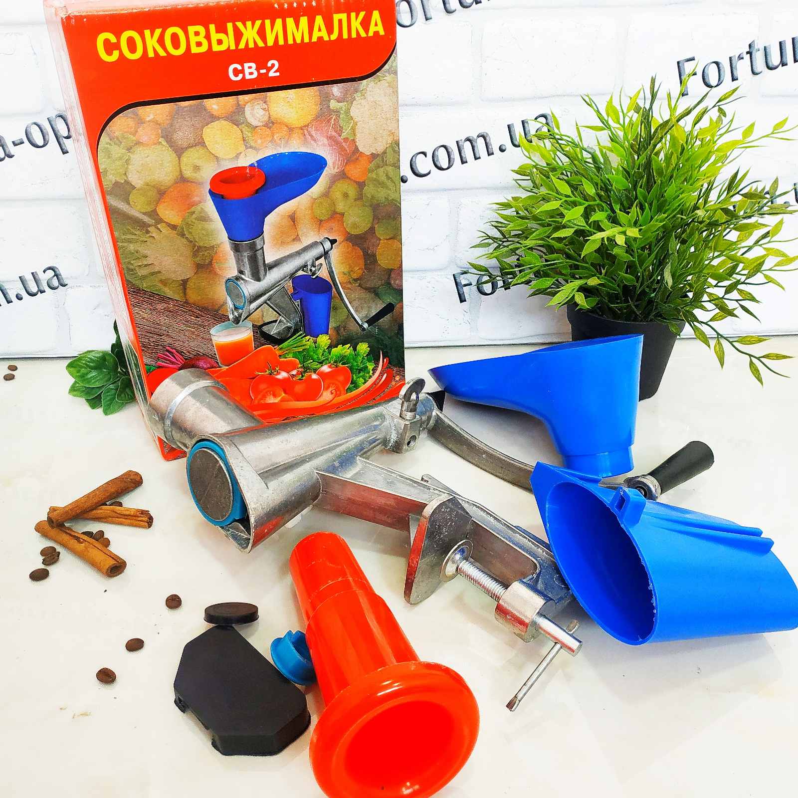 Соковыжималка алюминиевая "Харьков" красная - 1790 ✅ базовая цена 657.12 грн. ✔ Опт ✔ Скидки ✔ Заходите! - Интернет-магазин ✅ Фортуна-опт ✅