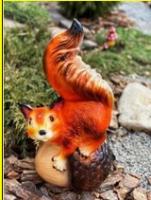  Белка на желуде керамическая 2909 ➜ Оптом и в розницу ✅ актуальная цена -Интернет магазин ✅ Фортуна ✅