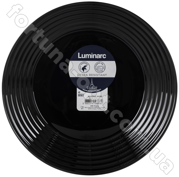 Тарелка люминарк суповая Harena Black 23 см - 7610 ✅ базовая цена 30.12 грн. ✔ Опт ✔ Скидки ✔ Заходите! - Интернет-магазин ✅ Фортуна-опт ✅