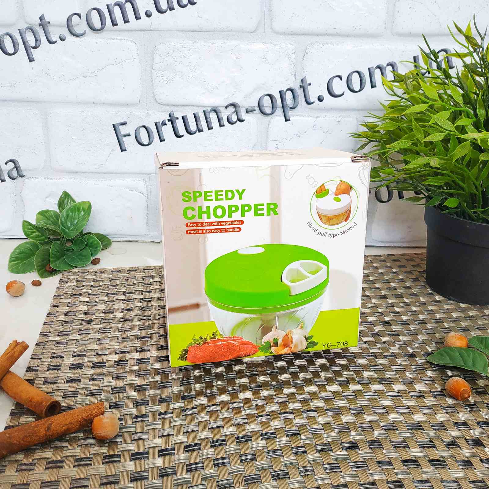 Измельчитель ручной 708 YG ✅ базовая цена $3.26 ✔ Опт ✔ Скидки ✔ Заходите! - Интернет-магазин ✅ Фортуна-опт ✅