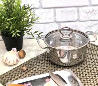 Кастрюля нержавеющая 1,75л 1248 (А-Плюс) ✅ базовая цена $9.09 ✔ Опт ✔ Акции ✔ Заходите! - Интернет-магазин Fortuna-opt.com.ua.