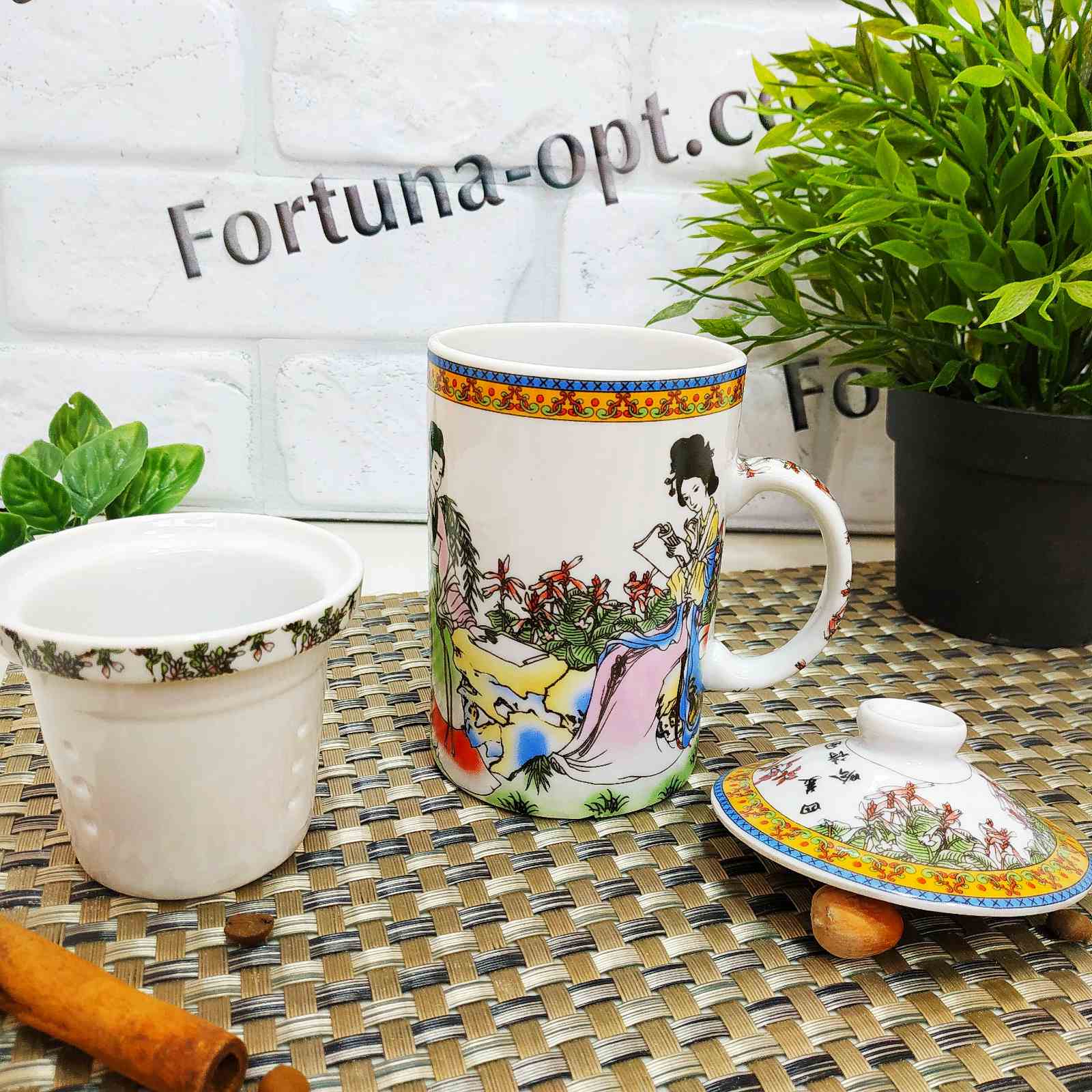 Чашка заварочная 300 мл Китай SNT - 2052  ✅ базовая цена 95.77 грн. ✔ Опт ✔ Скидки ✔ Заходите! - Интернет-магазин ✅ Фортуна-опт ✅