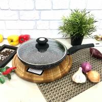 Сковорода с крышкой и гранитным покрытием Edenberg EB 26 см - 4135  ✅ базовая цена $17.97 ✔ Опт ✔ Акции ✔ Заходите! - Интернет-магазин Fortuna-opt.com.ua.