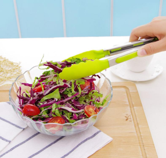 Щипцы силиконовые 30 см "листочки" -072 ✅ базовая цена $1.86 ✔ Опт ✔ Скидки ✔ Заходите! - Интернет-магазин ✅ Фортуна-опт ✅