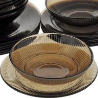 Столовый сервиз Luminarc LOUISON ECLIPSE 44 предмета -2026 ➜ Оптом и в розницу ✅ актуальная цена - Интернет магазин ✅ Фортуна ✅