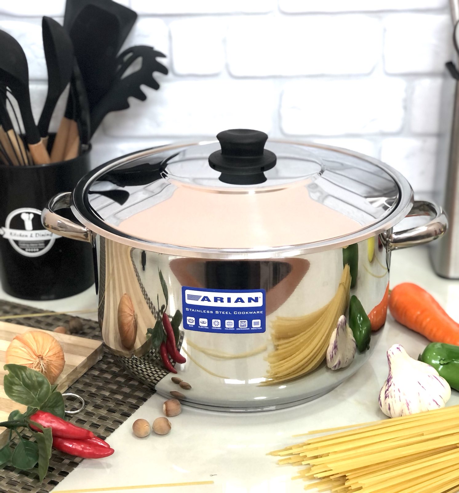 Кастрюля из нержавеющей стали Home Perfect - 2313 - 10,5 л ✅ базовая цена 564.77 грн. ✔ Опт ✔ Скидки ✔ Заходите! - Интернет-магазин ✅ Фортуна-опт ✅