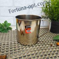 Кружка из нержавеющей стали 12 см A-Plus - 0277 ✅ базовая цена $1.76 ✔ Опт ✔ Акции ✔ Заходите! - Интернет-магазин Fortuna-opt.com.ua.