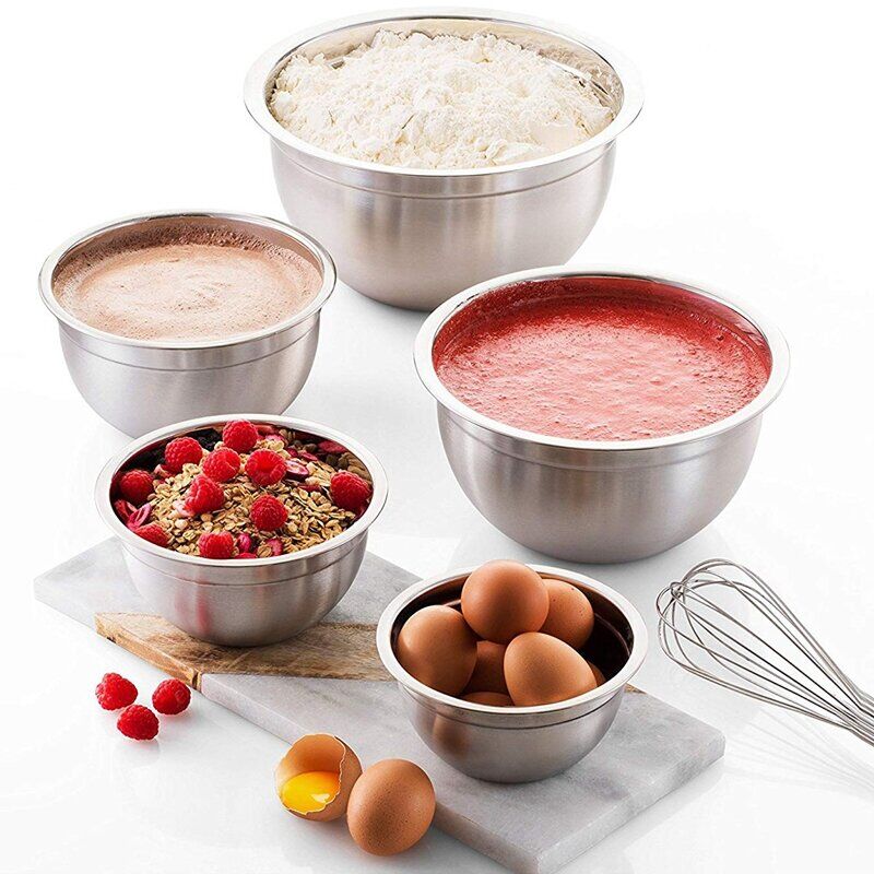 Набор мисок и из нержавейки с крышками Edenberg EB - 3636 - 5 шт ✅ базовая цена $19.37 ✔ Опт ✔ Скидки ✔ Заходите! - Интернет-магазин ✅Фортуна-опт ✅